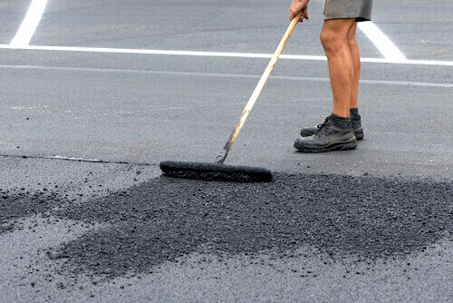 Parking Lot Repair in Dickinson, TX